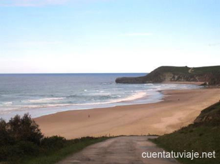 Playa del Merón, San Vicente de la Barquera (Cantabria)